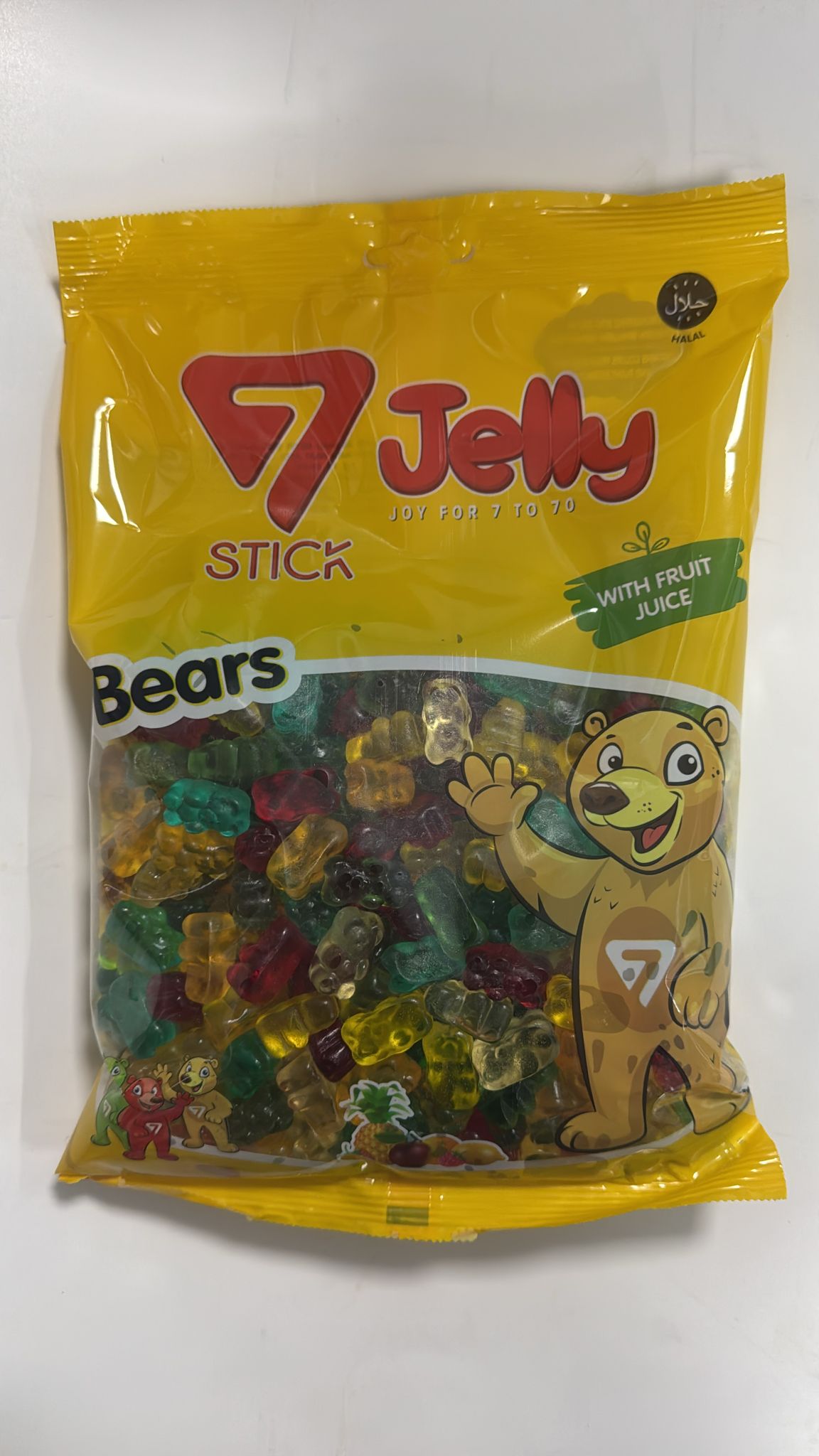 7 Stick Jelly Ayıcık 1000 gr 12 adet